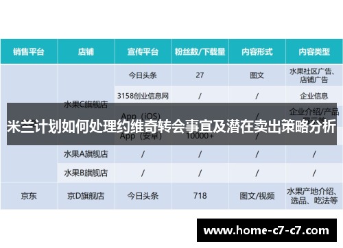 米兰计划如何处理约维奇转会事宜及潜在卖出策略分析